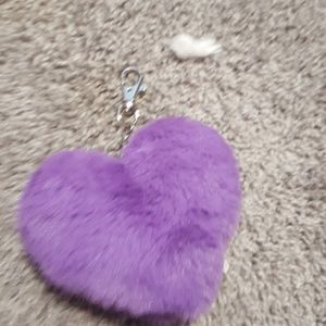 A heart keychain
